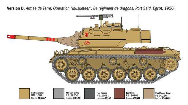 Model Kit tank 6763 - M47 Patton (1:35)