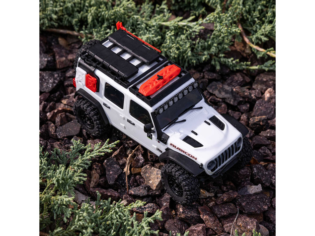 Axial SCX30 Jeep Wrangler JLU 4WD 1:30 RTR zöld