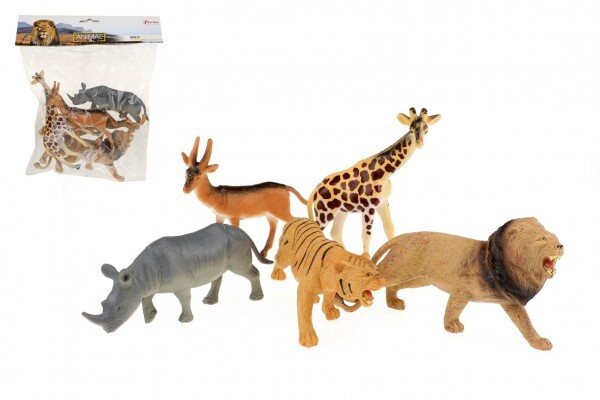 Zvieratá safari plast 11-15cm 5ks
