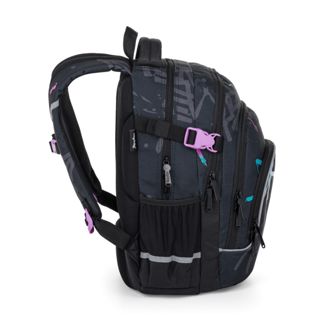 Zaino scolastico OXY SCOOLER Graffiti Pink