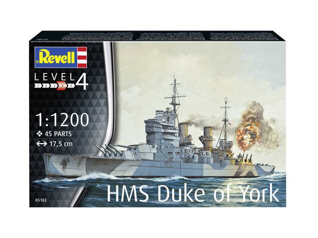 Plastikmodellbausatz Schiff 05182 - HMS Duke of York (1:1200)