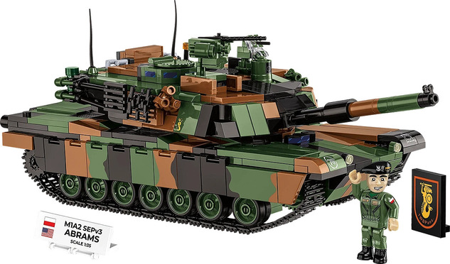 Cobi Forțele Armate M1A2 Abrams SEPv3, 1:35, 1065 p, 1 f