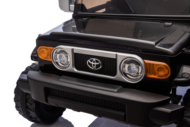 Elektrické autíčko Toyota FJ Cruiser XXL s pohonom 4x4, licencované (Dvojmiestne), čierne,