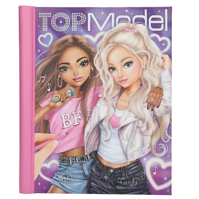 Top model Kreatívna omaľovánka s LED svetlami a hudbou  My BFF
