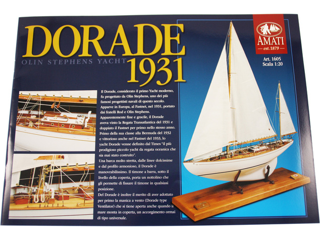 AMATI Dorade plachetnica Fastnet cup 1931 1:20 kit