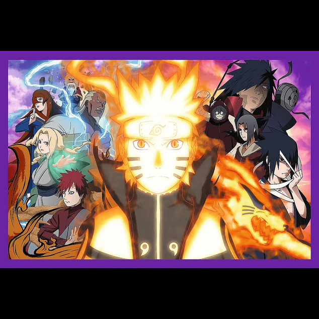 Trefl Puzzle 2x200 Ninja aus dem Dorf Hidden Leaf / Naruto
