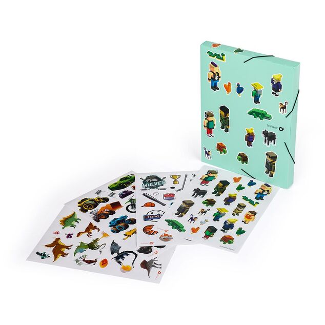 Zelený obal na zošity Topgal FOLDER 24068