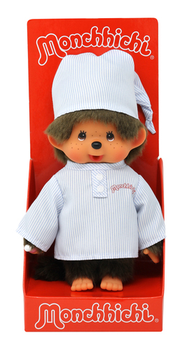Monchhichi Mončiči chlapec v pruhovanom pyžame 20cm