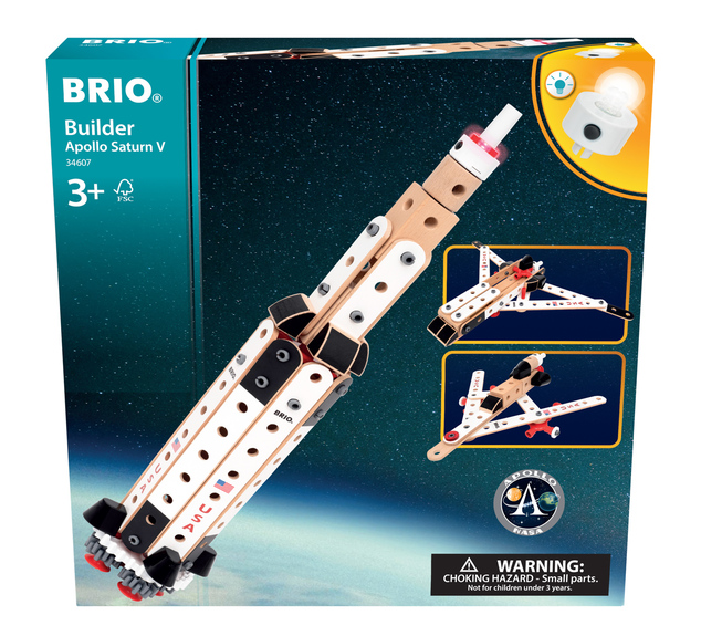 Stavebnica BRIO BUILDER NASA Apollo Saturn V