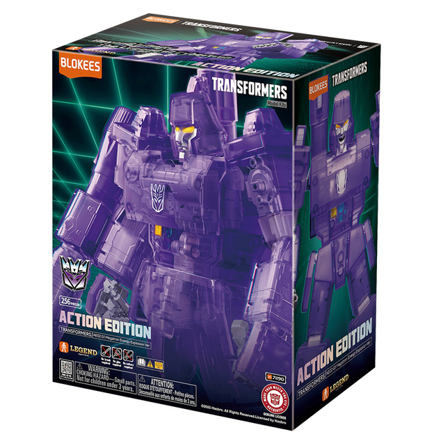 TRANSFORMERS BLOKEES set di costruzione Action Edition AE 02 G1 Megatron Esplosione di Energia