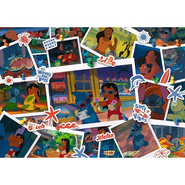 Trefl Puzzle 1000 Lilo a Stitch na dovolenke