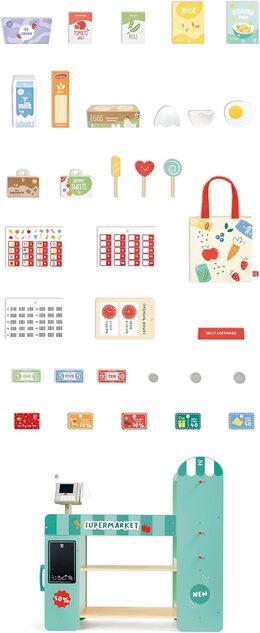 Hape Smart supermercato in legno