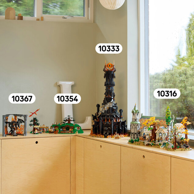 LEGO® Icons 10367 Knižní zarážka: Pán prstenů – Balrog™