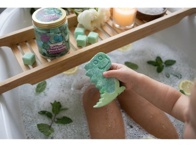 PURE HARMONY Fizzer pour le bain dragon enrhumé Bublík avec probiotiques 60g