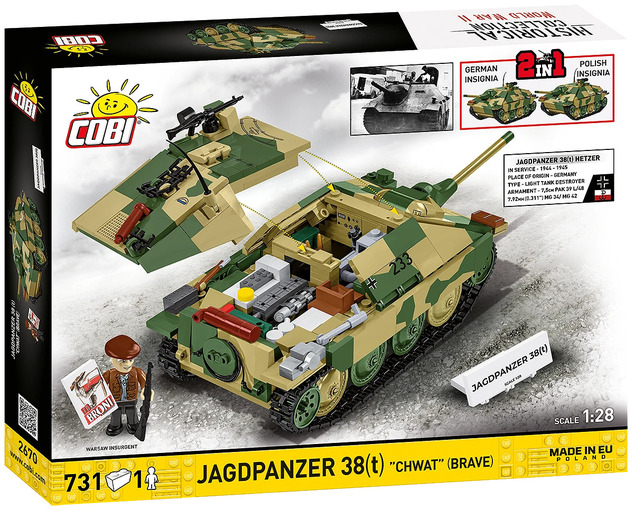 Cobi Jagdpanzer 38(t) "CHWAT" (HRABAR), 1:28