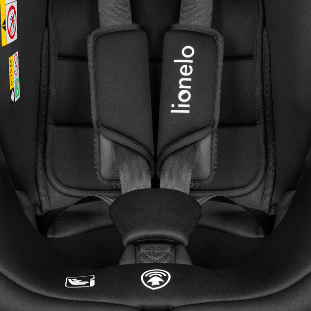 Lionelo Autosedačka Bastiaan i-Size (40-150 cm) Black Carbon