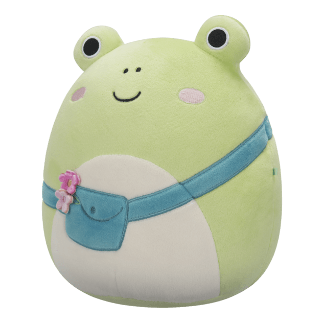 SQUISHMALLOWS Zöld béka táskával - Wendy