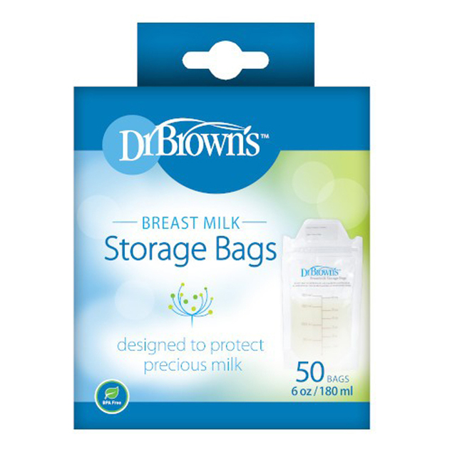 DR.BROWN'S Vrecká na uskladnenie materského mlieka 180 ml 25ks