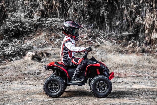 Elektrická štvorkolka Can-am Renegade, 12V červená
