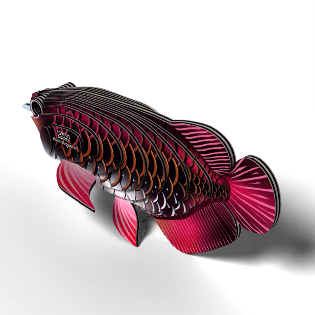 EUGY Arowana azijska 3D kartonasta sestavljanka