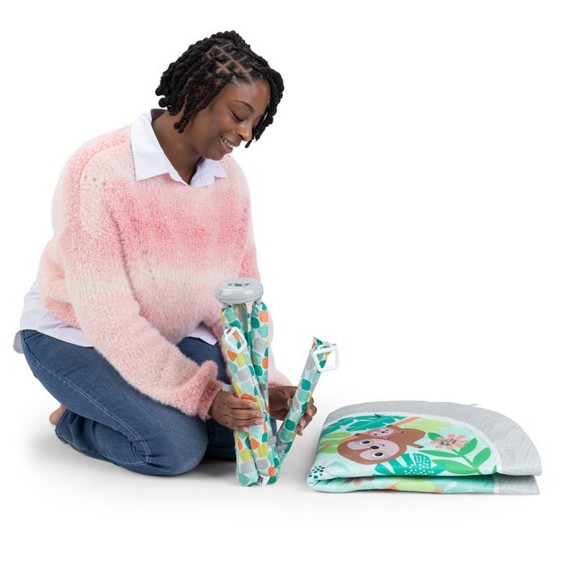 BRIGHT STARTS Deka na hranie s aktivitami Wild Rainforest™ FoldAway™ 0m+