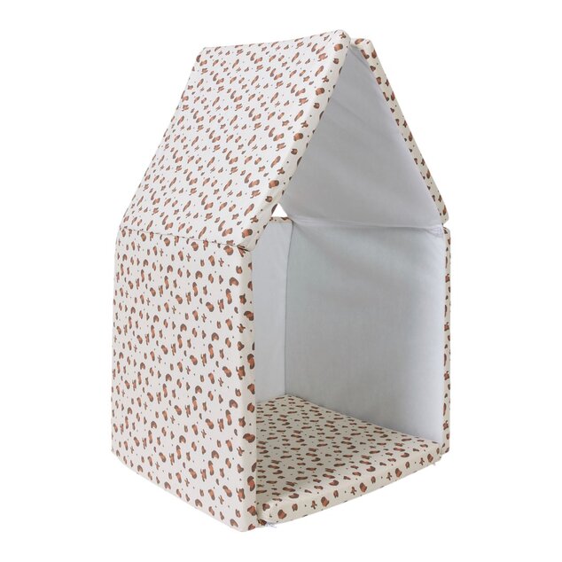 Tappetino da gioco pieghevole imbottito per bambini 5 in 1, Leopardo
