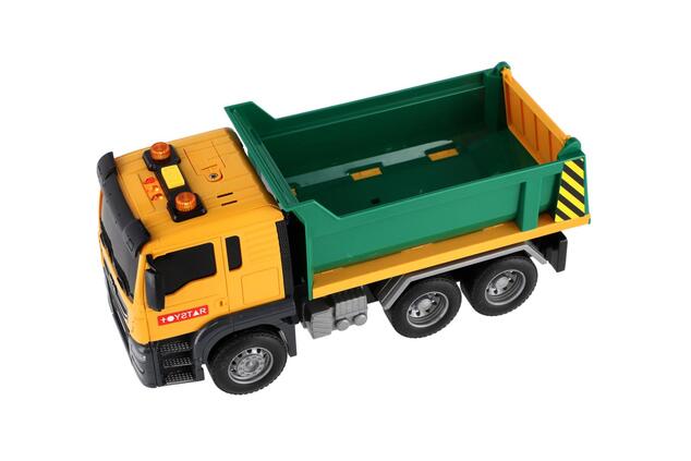 Camion in plastica 25cm a frizione a batteria con luce e suono 31x19cm