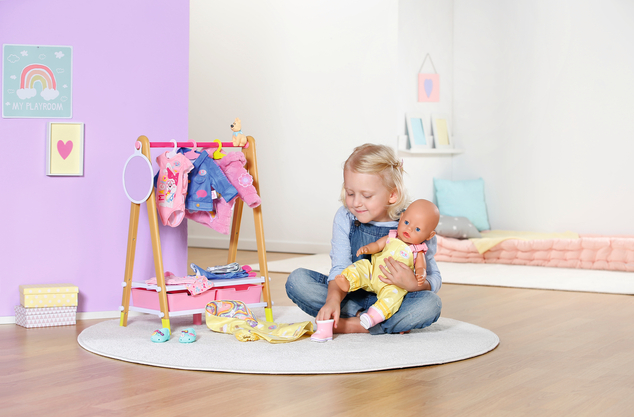 Zapf BABY born Súprava do dažďa Deluxe, 43 cm