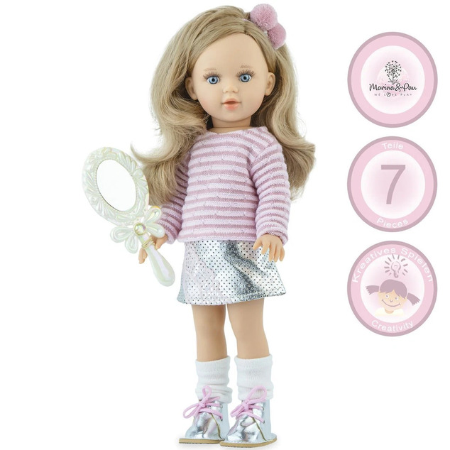 MARINA &amp; PAU Puppe Marina Pink 40cm