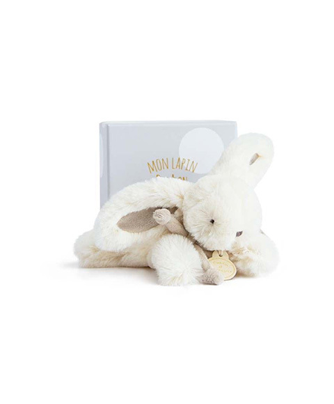 Doudou Plyšový zajačik béžový 16 cm