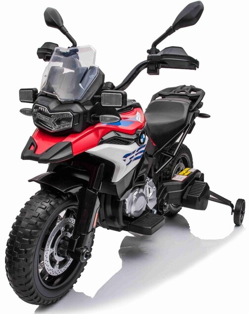 Elektromotorrad BMW F850 GS, lizenziert, 12-V-Batterie, weiche EVA-Räder, 2 x 35-W-Motor