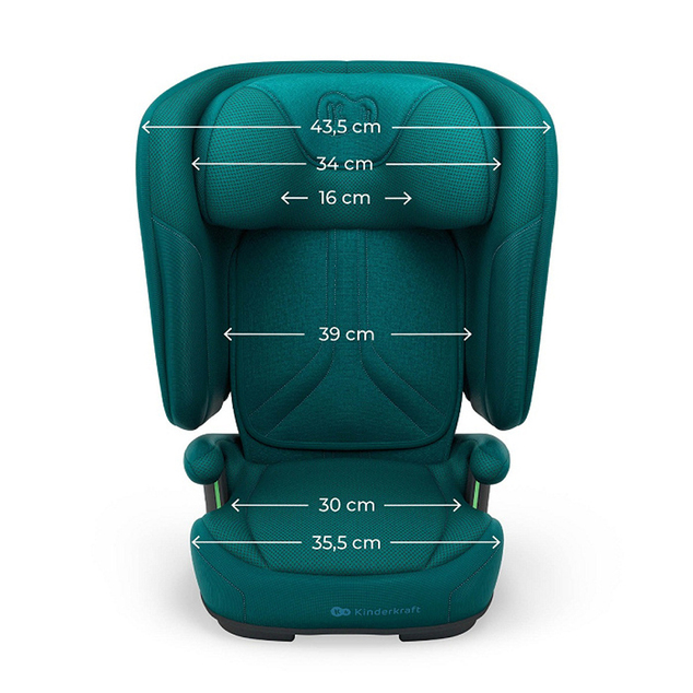 KINDERKRAFT Autosedačka skladacia Unity 2 I-Size Green