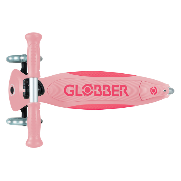 Globber otroški zložljiv skiro Elite Lights Pastel Pink