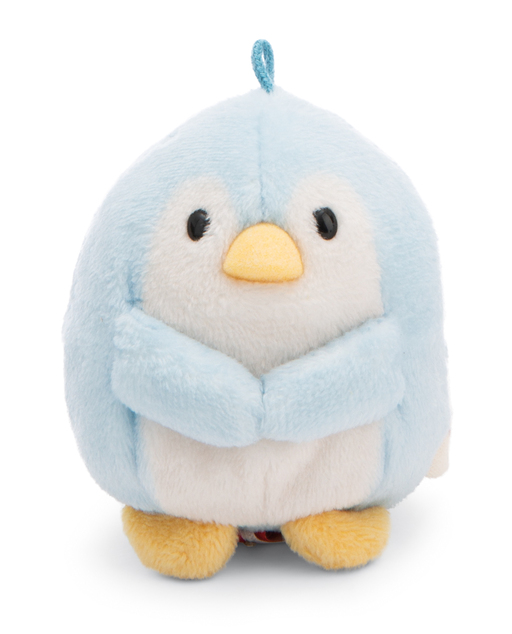NICI Plüsch MyMochi Pinguin Waddle 8cm im Katzenkostüm und Entchen, Set Geschenkverpackung