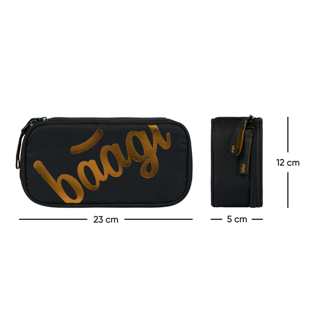 BAAGL Schüleretui Metallic Bronze