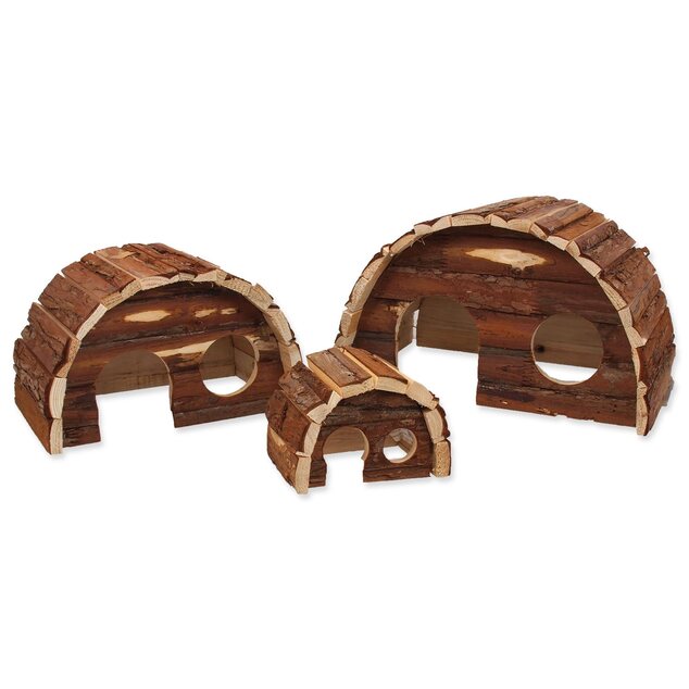 Domček Small Animals Hobit drevený 36,5x22x20cm
