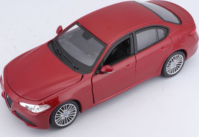 Bburago 1:24 Plus Alfa Romeo Giulia (2016) Metallic Rot