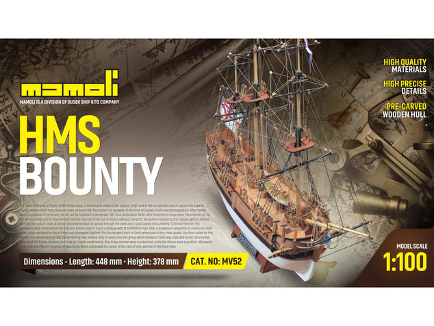MAMOLI HMS Bounty 1787 1:100 kit