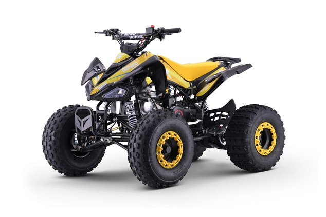 Benzínová štvorkolka pre deti Beneo Motors ZXT žltá - 125cm3