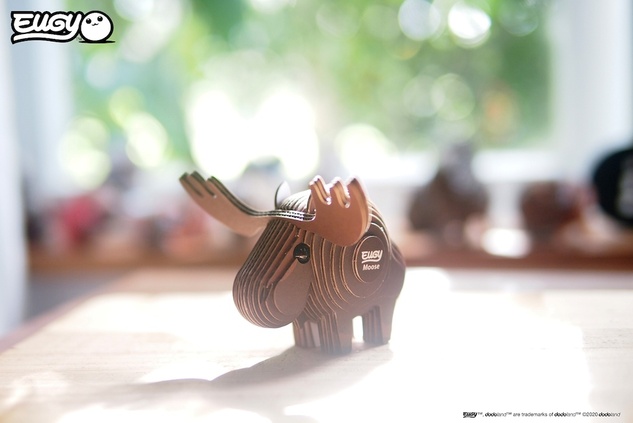 EUGY Los 3D puzzle di cartone