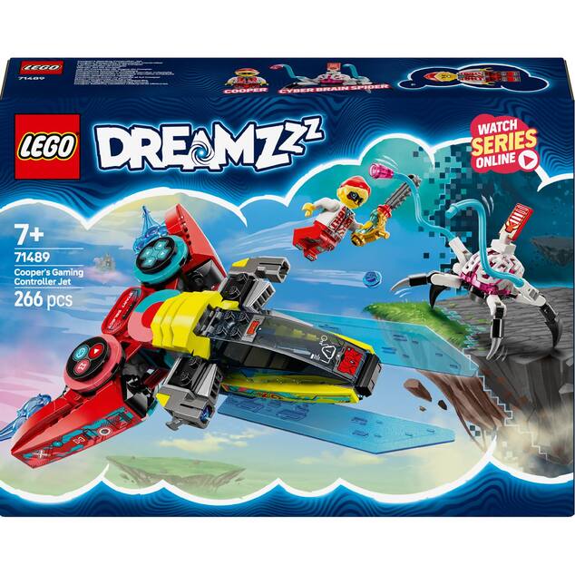 LEGO® DREAMZzz™ 71489 Coopers Flugzeug in Form eines Gamecontrollers
