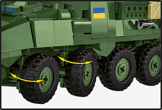 Cobi 2635 Fegyveres Erők STRYKER M1126 ICV, 1:35, 661 k
