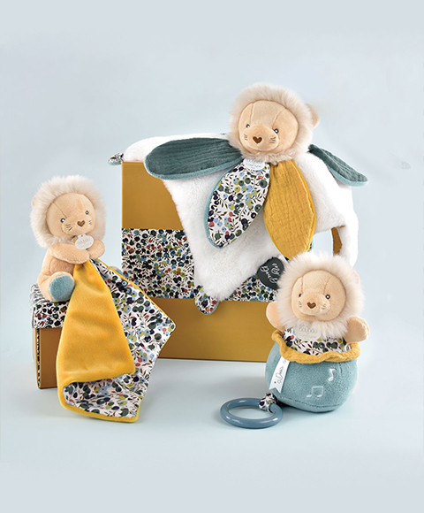 Doudou Geschenkset - Plüsch-Löwenschläfer