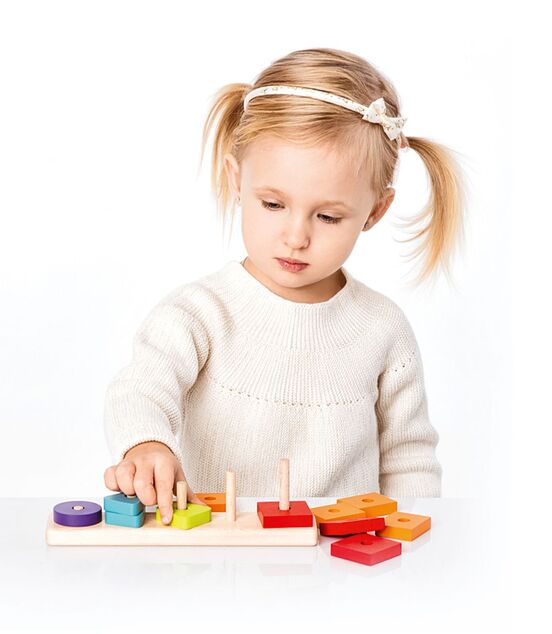 Cubika 15320 Klassenformen VI - Holzpuzzle 16 Teile