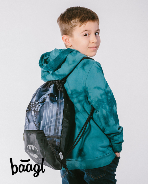 BAAGL Vrecko s priehradkou na zips Batman Dark City