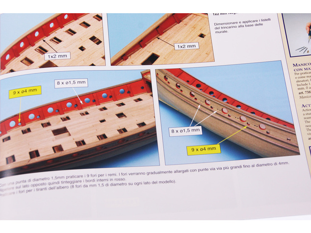 AMATI Sciabecco pirátska loď 1753 1:60 kit