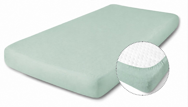 BABYMATEX Spannbetttuch Jersey 60x120cm Salbeigrün