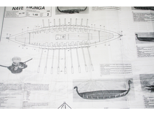 Mantua Model Vikingská loď 1:40 kit