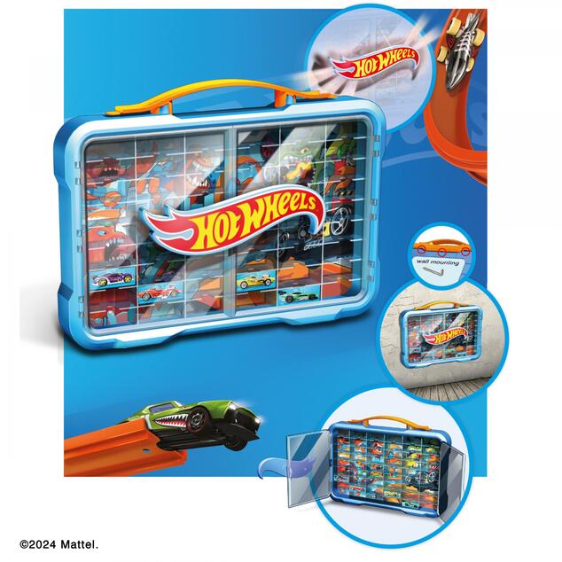 Klein Hot Wheels - Gyűjtői vitrin világítással