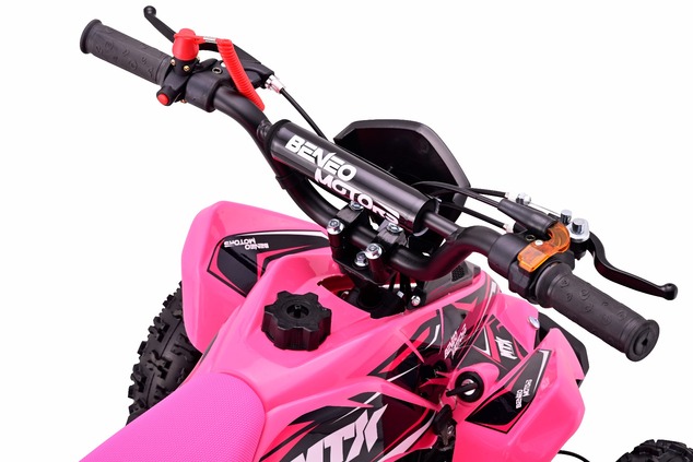 Quad per bambini a benzina Beneo Motors MTX rosa - 49cm3